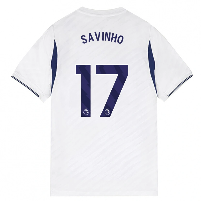 Danxen Män Sávio Moreira De Oliveira #17 Vit Röd Lila Hemmatröja Matchtröjor 2026/27 Tröjor T-Tröja