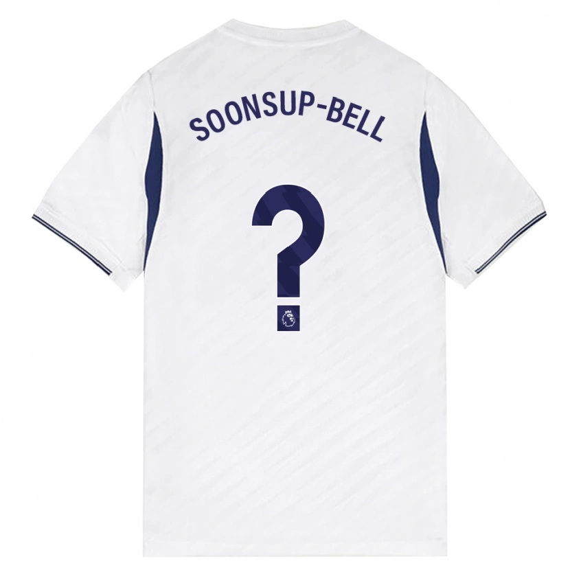 Danxen Män Jude Soonsup-Bell #0 Vit Röd Lila Hemmatröja Matchtröjor 2026/27 Tröjor T-Tröja
