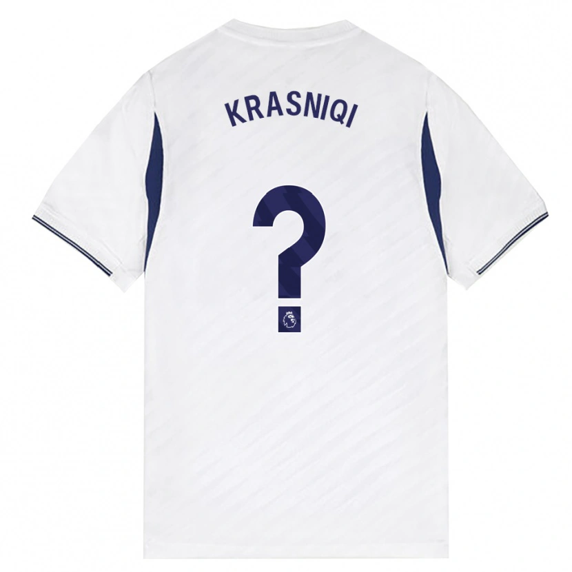 Danxen Män Elliot Krasniqi #0 Vit Röd Lila Hemmatröja Matchtröjor 2026/27 Tröjor T-Tröja