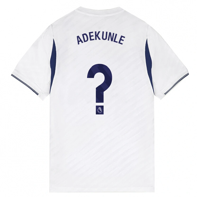 Danxen Män Timileyin Adekunle #0 Vit Röd Lila Hemmatröja Matchtröjor 2026/27 Tröjor T-Tröja