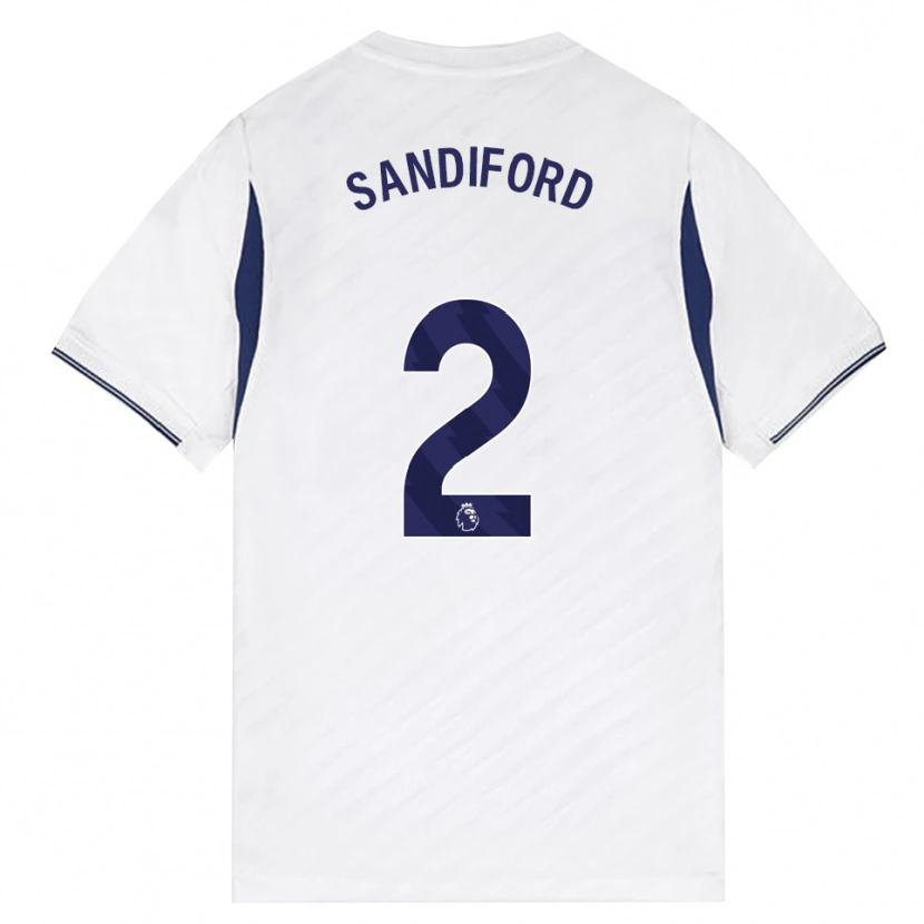 Danxen Män Oscar Sandiford #2 Vit Röd Lila Hemmatröja Matchtröjor 2026/27 Tröjor T-Tröja