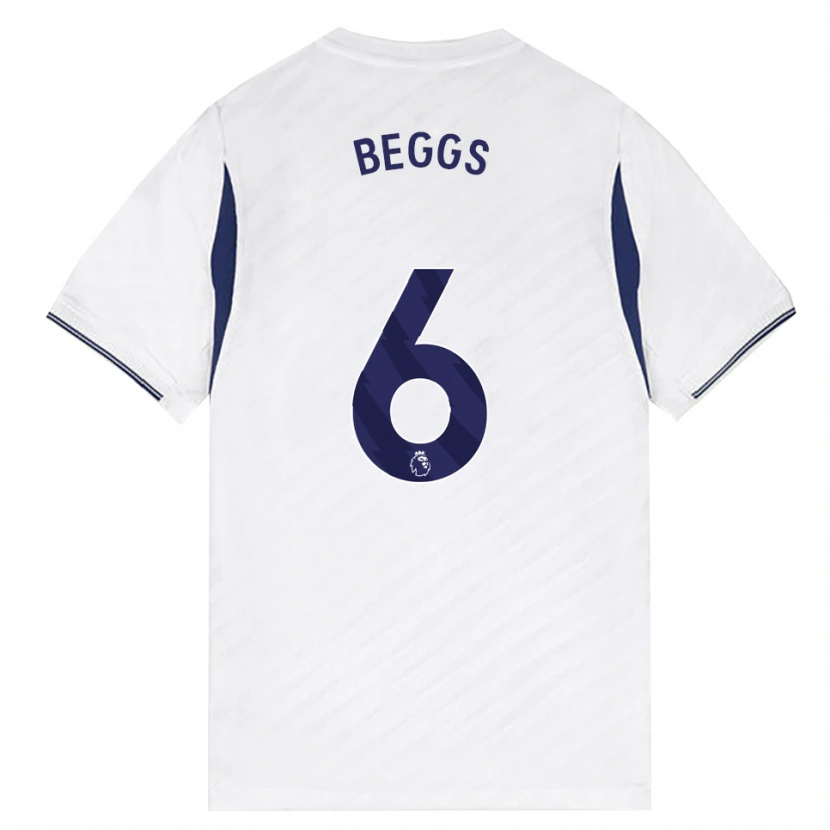 Danxen Män Jamel Beggs #6 Vit Röd Lila Hemmatröja Matchtröjor 2026/27 Tröjor T-Tröja