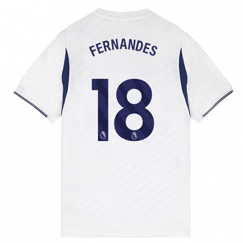 Danxen Män Mateus Fernandes #18 Vit Röd Lila Hemmatröja Matchtröjor 2026/27 Tröjor T-Tröja