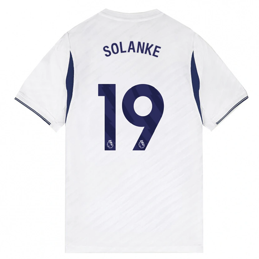 Danxen Män Dominic Solanke #19 Vit Röd Lila Hemmatröja Matchtröjor 2026/27 Tröjor T-Tröja