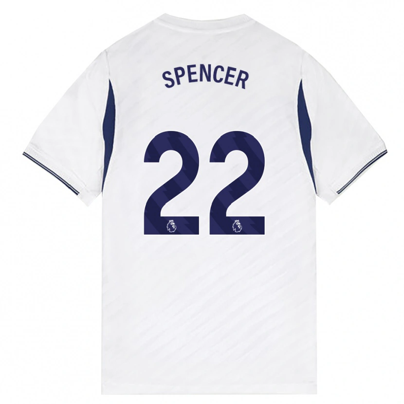 Danxen Män Rebecca Spencer #22 Vit Röd Lila Hemmatröja Matchtröjor 2026/27 Tröjor T-Tröja