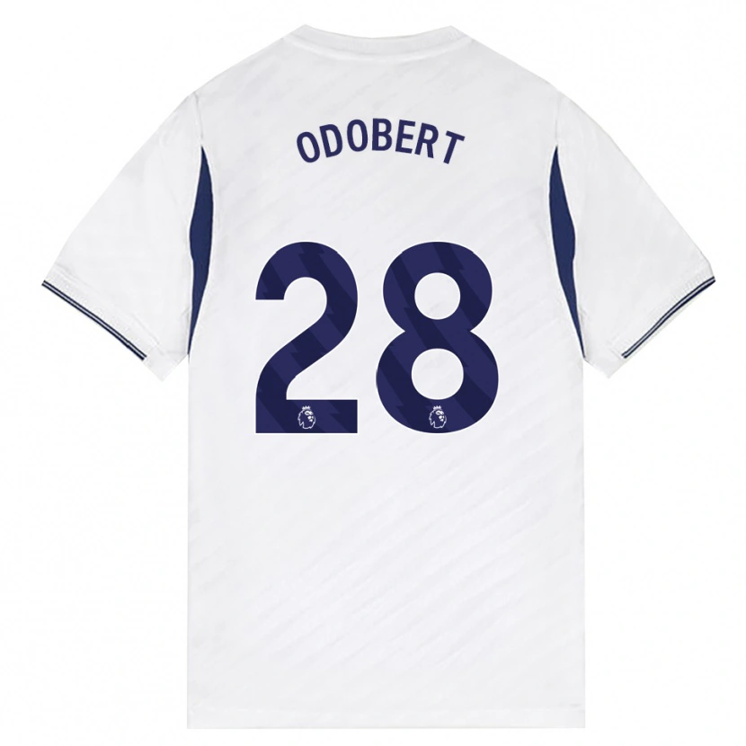 Danxen Män Wilson Odobert #28 Vit Röd Lila Hemmatröja Matchtröjor 2026/27 Tröjor T-Tröja