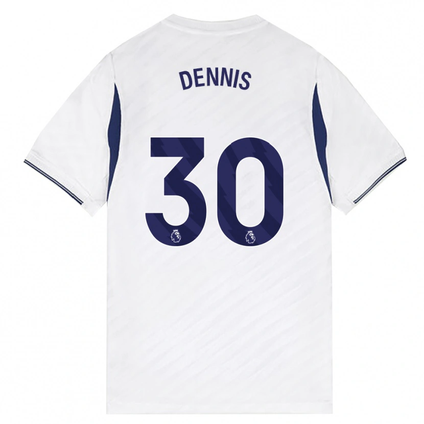 Danxen Män Araya Dennis #30 Vit Röd Lila Hemmatröja Matchtröjor 2026/27 Tröjor T-Tröja