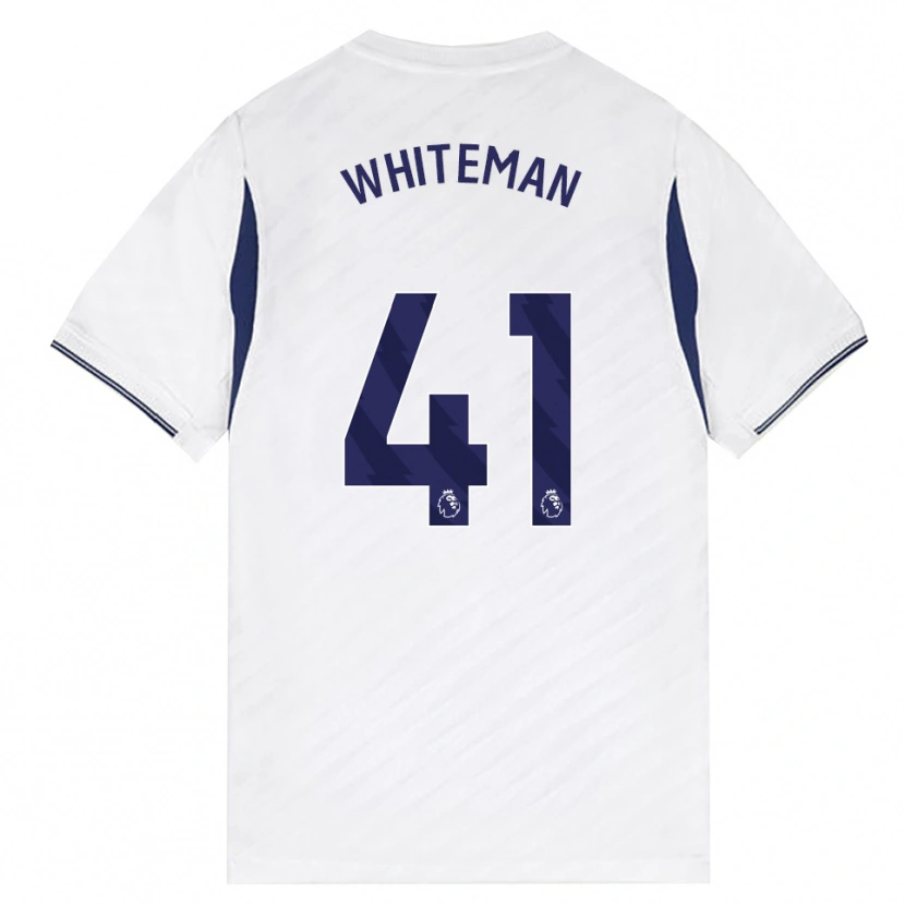 Danxen Män Alfie Whiteman #41 Vit Röd Lila Hemmatröja Matchtröjor 2026/27 Tröjor T-Tröja