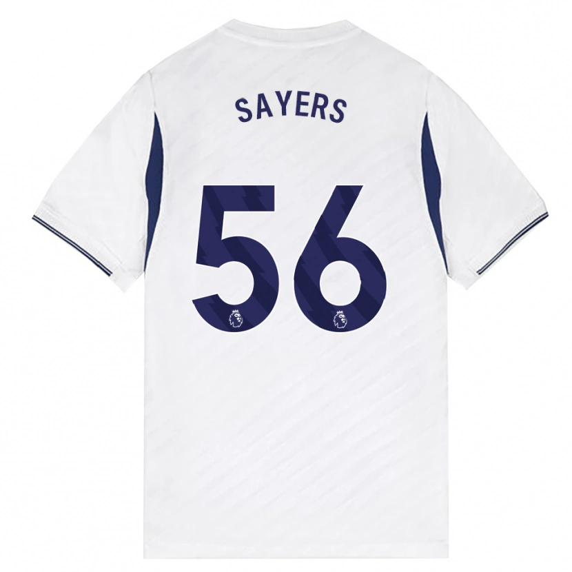 Danxen Män Charlie Sayers #56 Vit Röd Lila Hemmatröja Matchtröjor 2026/27 Tröjor T-Tröja