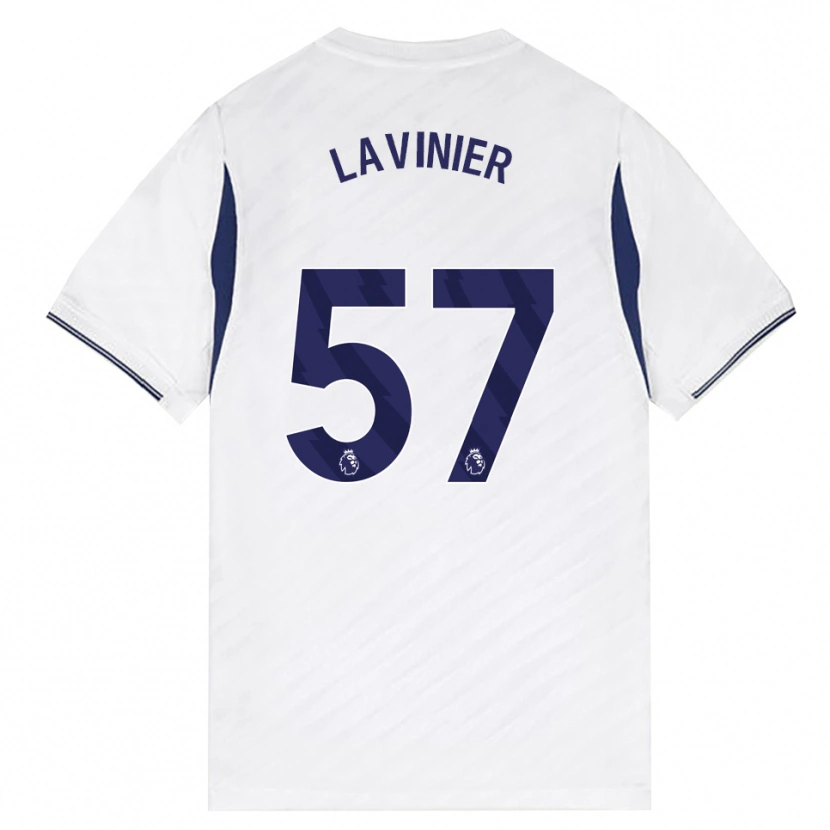 Danxen Män Marcel Lavinier #57 Vit Röd Lila Hemmatröja Matchtröjor 2026/27 Tröjor T-Tröja