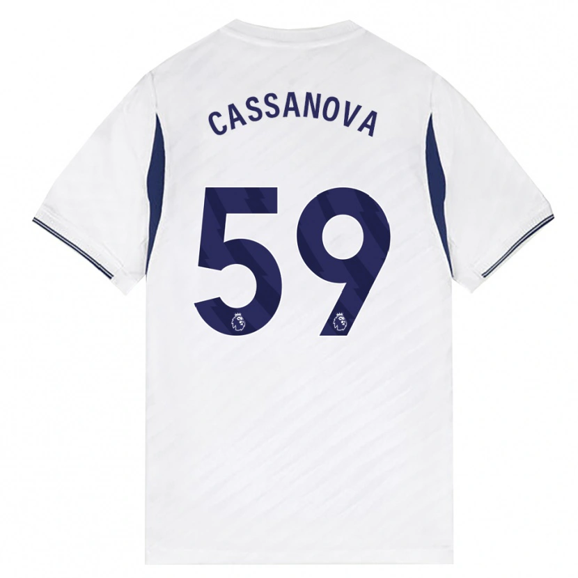 Danxen Män Dante Cassanova #59 Vit Röd Lila Hemmatröja Matchtröjor 2026/27 Tröjor T-Tröja