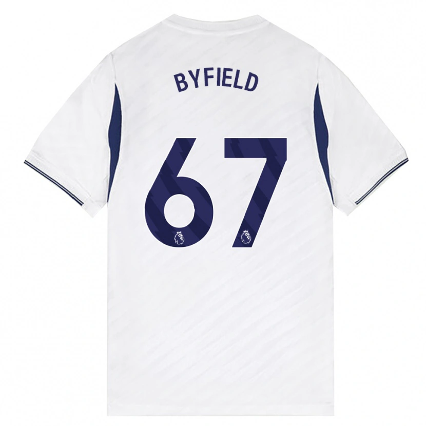 Danxen Män Jun'ai Byfield #67 Vit Röd Lila Hemmatröja Matchtröjor 2026/27 Tröjor T-Tröja