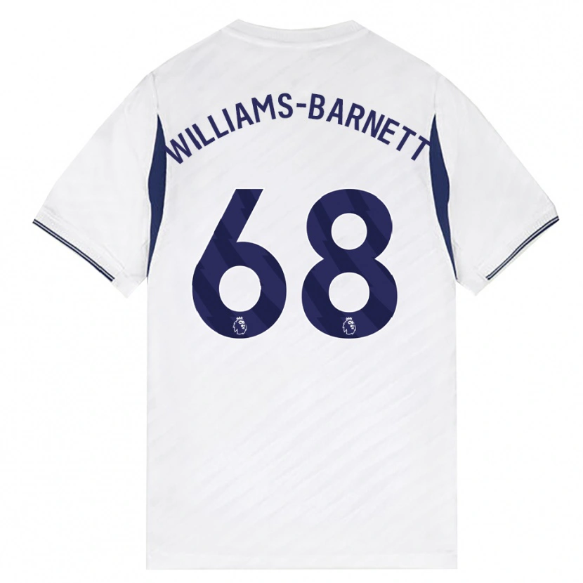 Danxen Män Luca Williams-Barnett #68 Vit Röd Lila Hemmatröja Matchtröjor 2026/27 Tröjor T-Tröja
