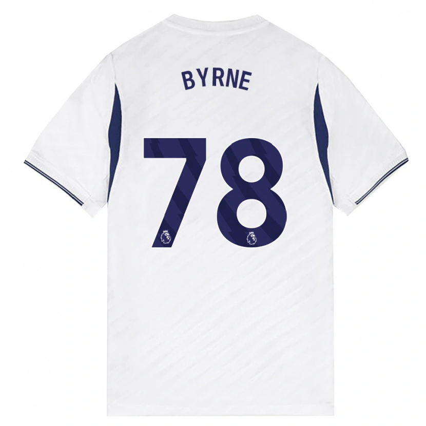 Danxen Män Harry Byrne #78 Vit Röd Lila Hemmatröja Matchtröjor 2026/27 Tröjor T-Tröja