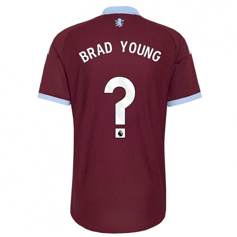 Danxen Män Brad Young #0 Kornblå Vinröd Hemmatröja Matchtröjor 2026/27 Tröjor T-Tröja