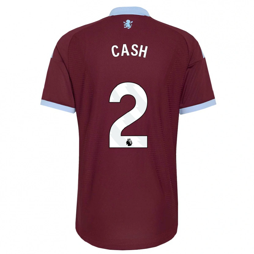 Danxen Män Matty Cash #2 Kornblå Vinröd Hemmatröja Matchtröjor 2026/27 Tröjor T-Tröja