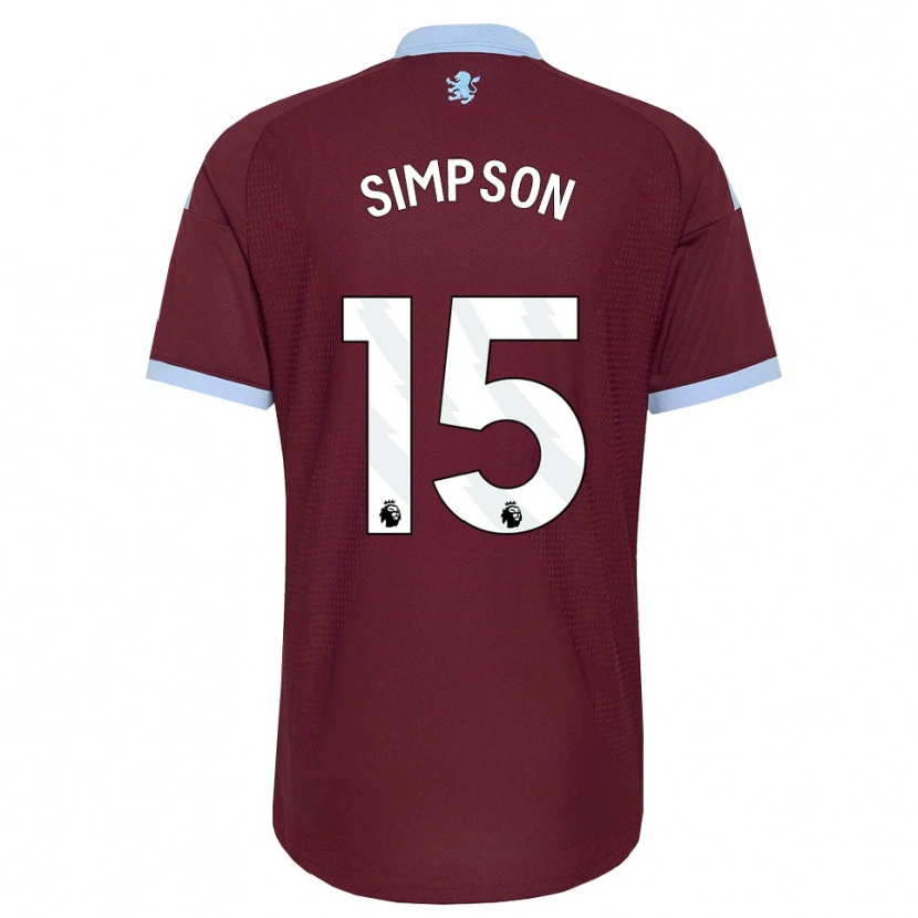 Danxen Män Ewan Simpson #15 Kornblå Vinröd Hemmatröja Matchtröjor 2026/27 Tröjor T-Tröja