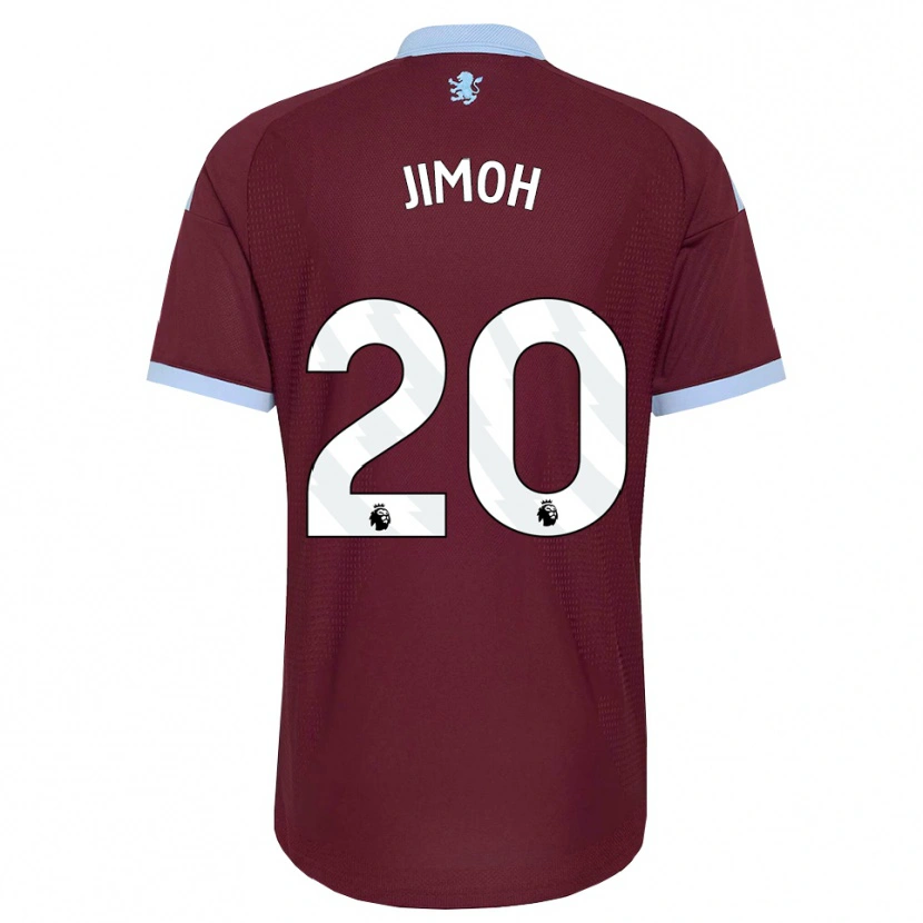 Danxen Män Jamaldeen Jimoh-Aloba #20 Kornblå Vinröd Hemmatröja Matchtröjor 2026/27 Tröjor T-Tröja