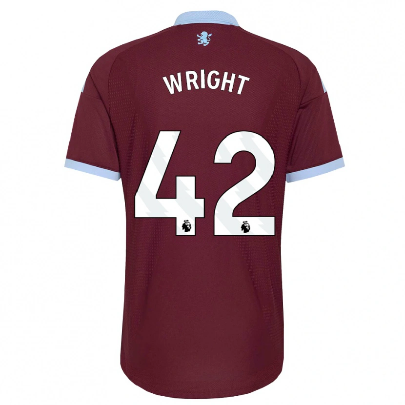 Danxen Män James Wright #42 Kornblå Vinröd Hemmatröja Matchtröjor 2026/27 Tröjor T-Tröja