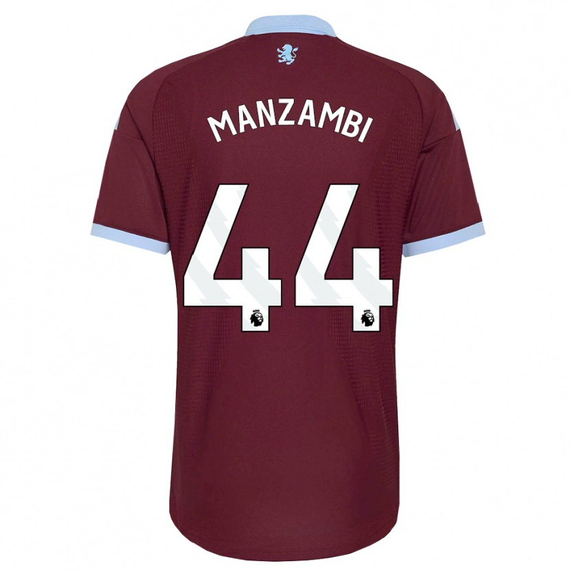 Danxen Män Johan Manzambi #44 Kornblå Vinröd Hemmatröja Matchtröjor 2026/27 Tröjor T-Tröja