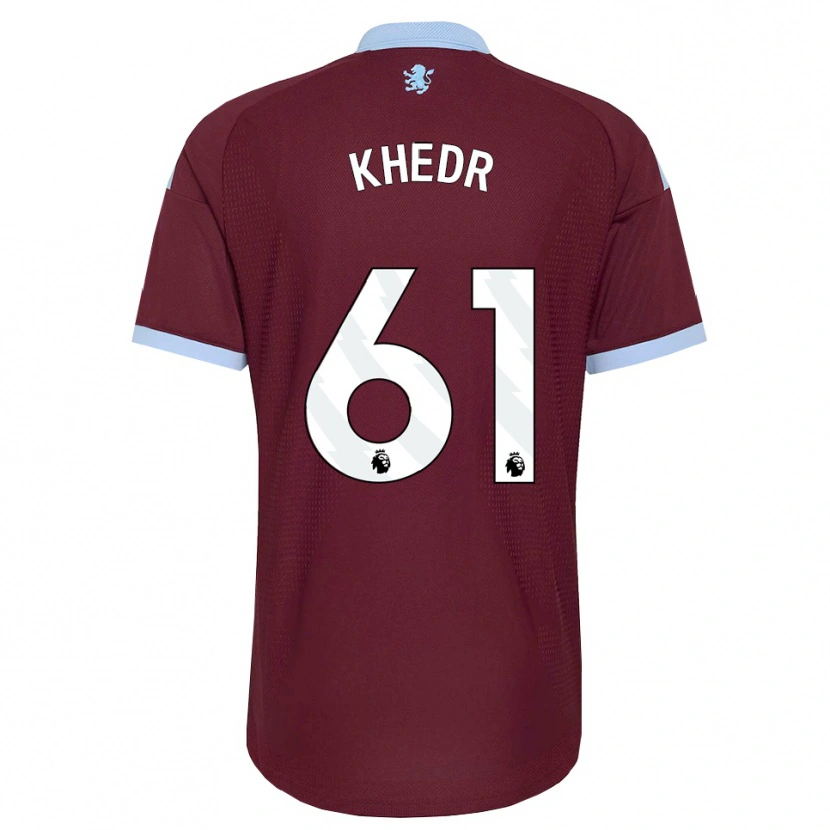 Danxen Män Omar Khedr #61 Kornblå Vinröd Hemmatröja Matchtröjor 2026/27 Tröjor T-Tröja