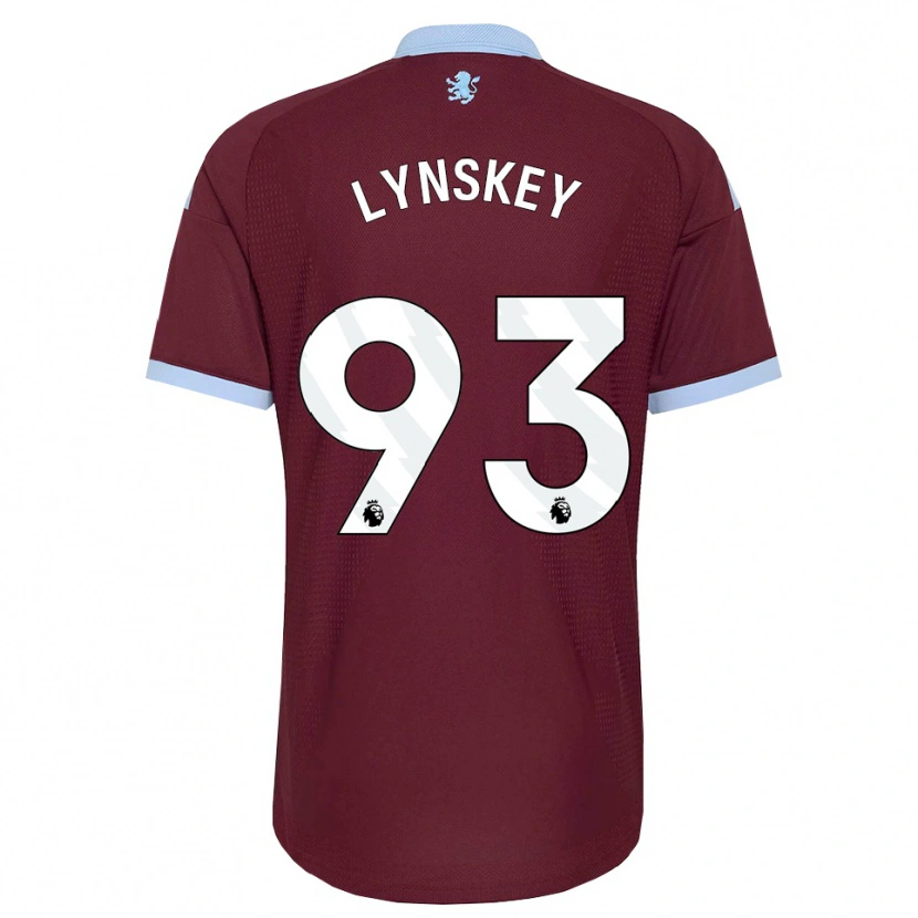 Danxen Män Alfie Lynskey #93 Kornblå Vinröd Hemmatröja Matchtröjor 2026/27 Tröjor T-Tröja