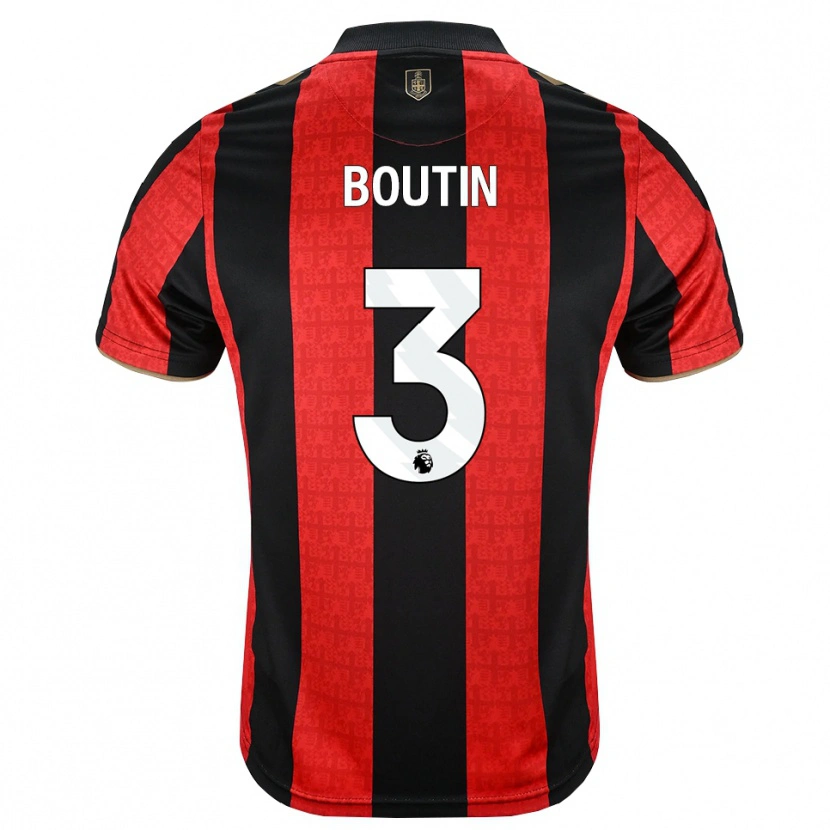 Danxen Män Noa Boutin #3 Gyllene Röd Svart Hemmatröja Matchtröjor 2026/27 Tröjor T-Tröja