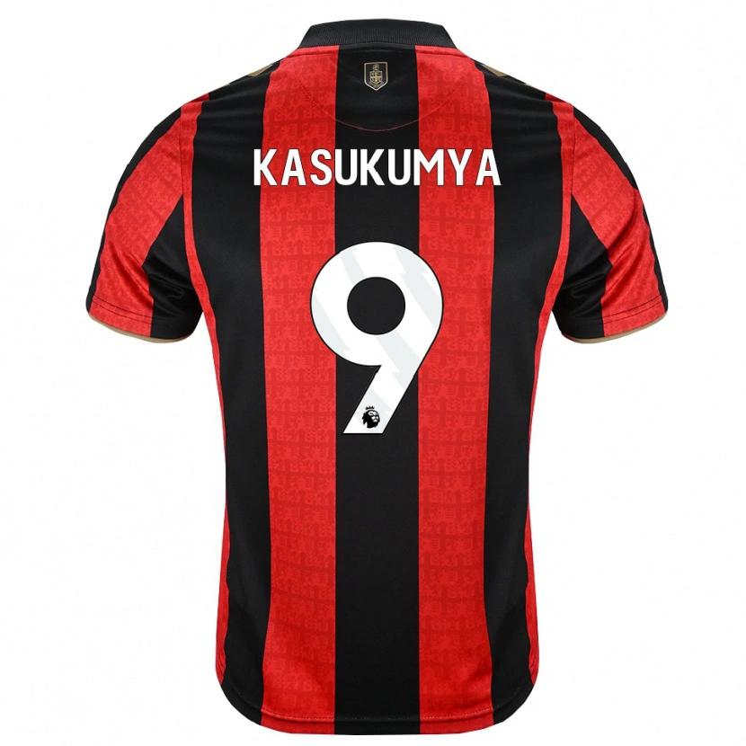 Danxen Män Kashanga Kasukumya #9 Gyllene Röd Svart Hemmatröja Matchtröjor 2026/27 Tröjor T-Tröja