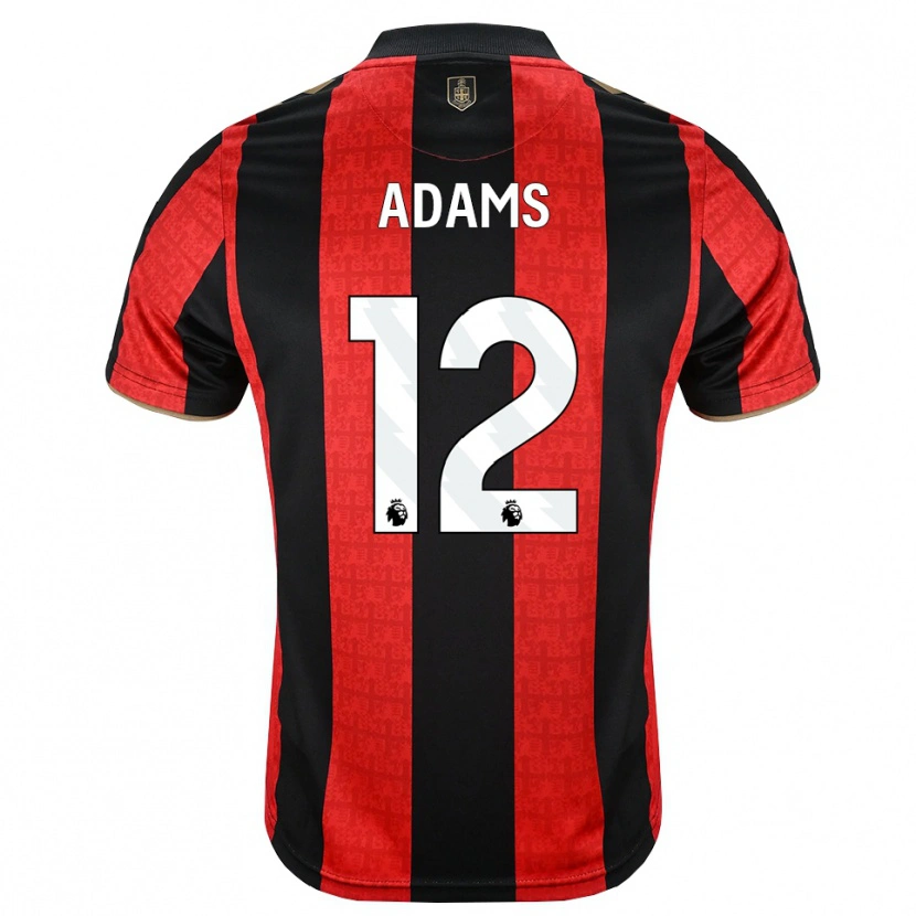 Danxen Män Tyler Adams #12 Gyllene Röd Svart Hemmatröja Matchtröjor 2026/27 Tröjor T-Tröja
