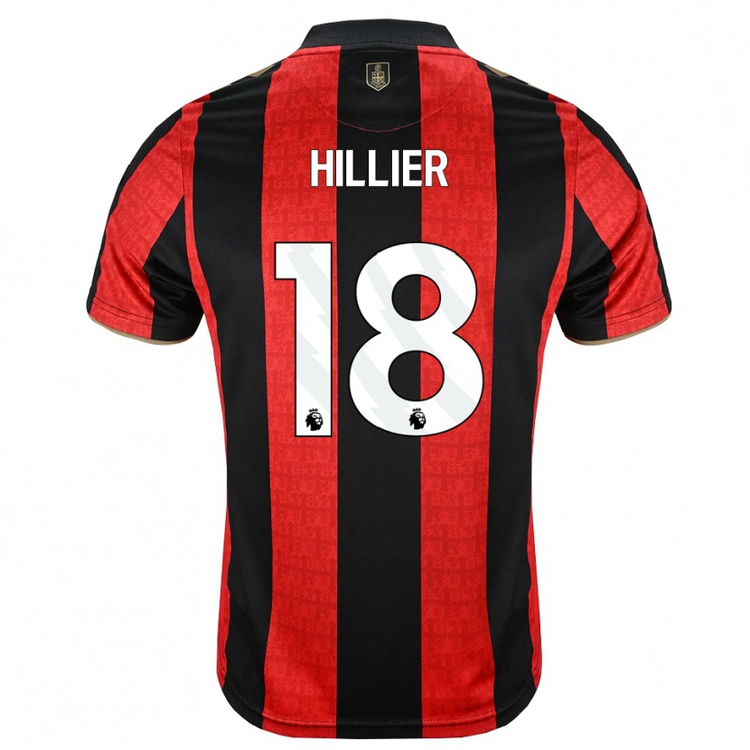 Danxen Män Gemma Hillier #18 Gyllene Röd Svart Hemmatröja Matchtröjor 2026/27 Tröjor T-Tröja
