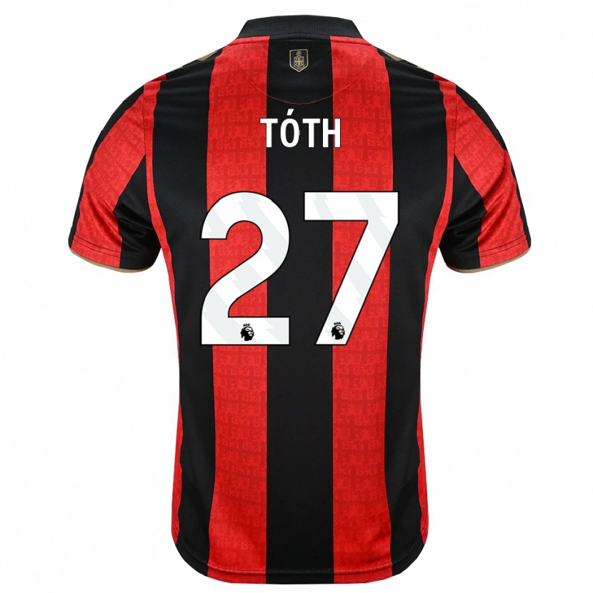 Danxen Män Alex Tóth #27 Gyllene Röd Svart Hemmatröja Matchtröjor 2026/27 Tröjor T-Tröja