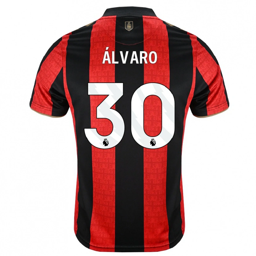 Danxen Män Álvaro Rodríguez #30 Gyllene Röd Svart Hemmatröja Matchtröjor 2026/27 Tröjor T-Tröja