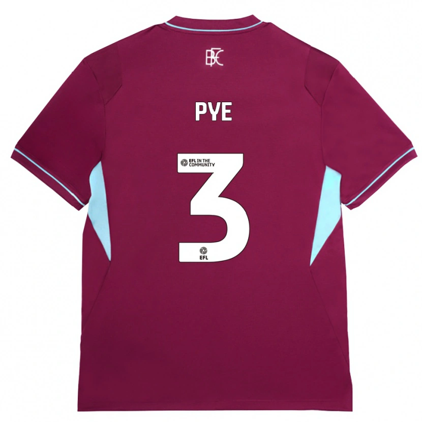 Danxen Män Logan Pye #3 Vinröd Grön Hemmatröja Matchtröjor 2026/27 Tröjor T-Tröja