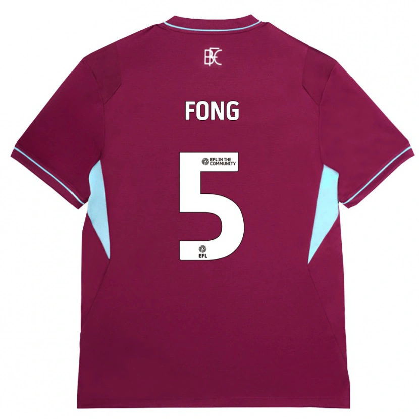 Danxen Män Luca Fong #5 Vinröd Grön Hemmatröja Matchtröjor 2026/27 Tröjor T-Tröja
