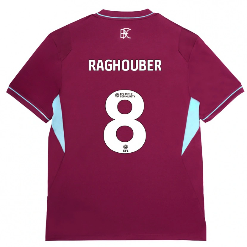 Danxen Män Ugo Raghouber #8 Vinröd Grön Hemmatröja Matchtröjor 2026/27 Tröjor T-Tröja
