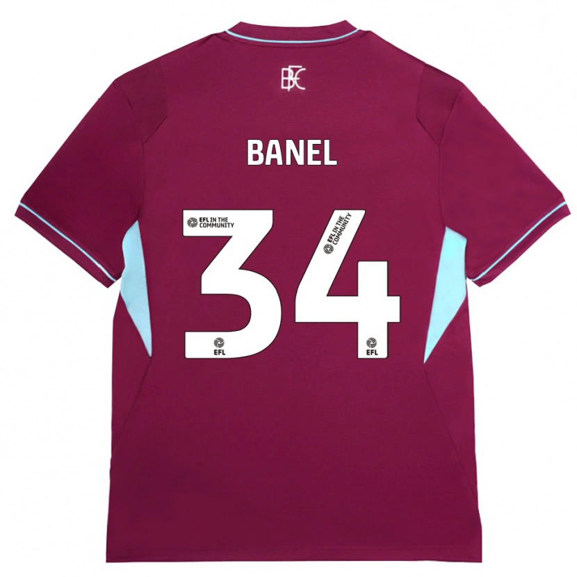 Danxen Män Jaydon Banel #34 Vinröd Grön Hemmatröja Matchtröjor 2026/27 Tröjor T-Tröja