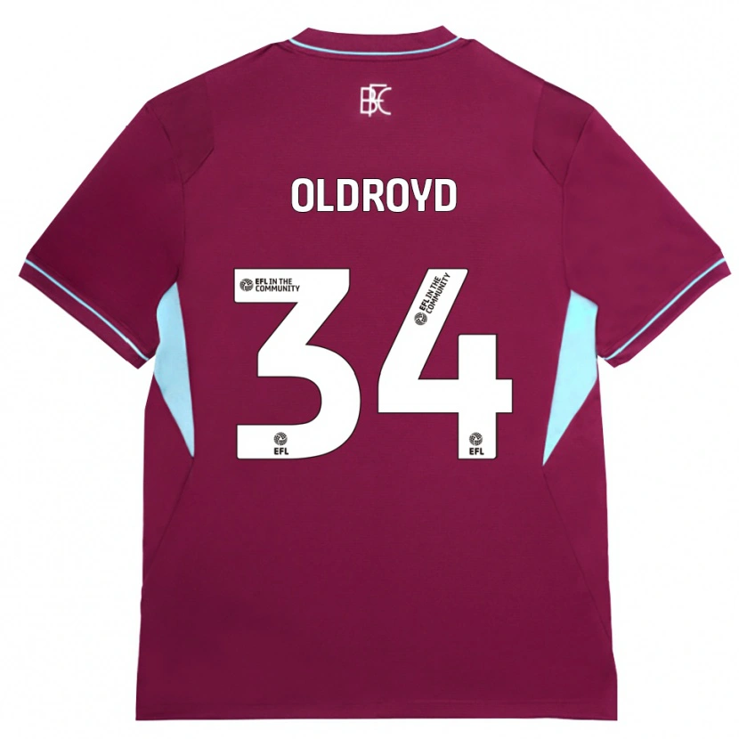 Danxen Män Amelia Oldroyd #34 Vinröd Grön Hemmatröja Matchtröjor 2026/27 Tröjor T-Tröja