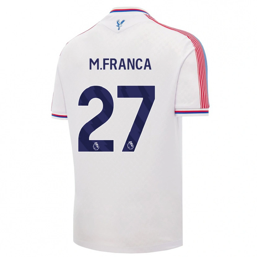 Danxen Män Matheus França #27 Vit Röd Blå Hemmatröja Matchtröjor 2026/27 Tröjor T-Tröja