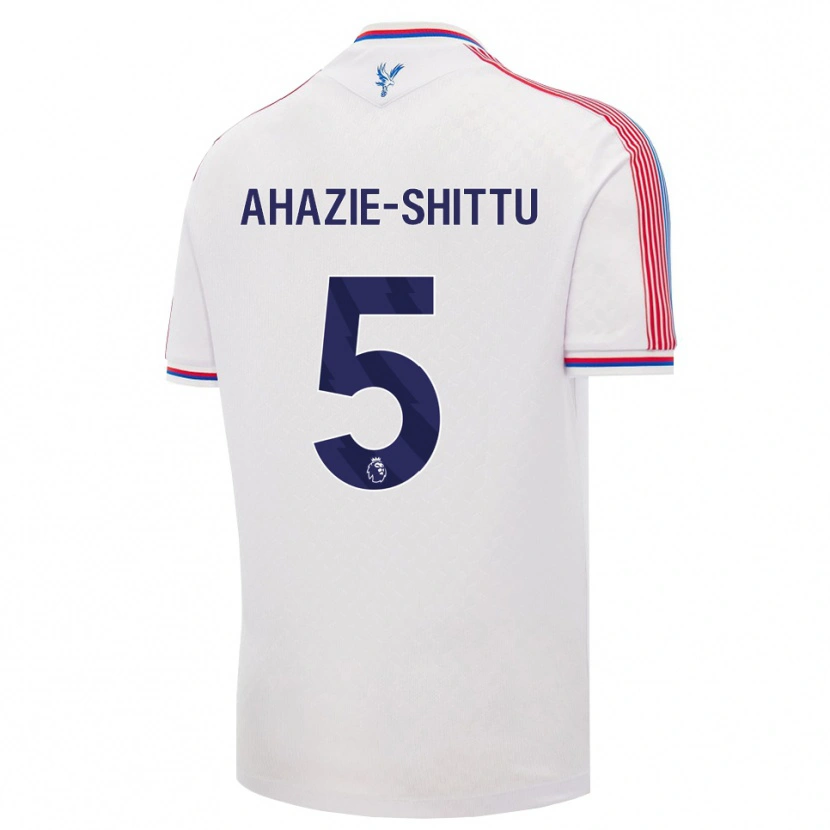Danxen Män Remi Ahazie-Shittu #5 Vit Röd Blå Hemmatröja Matchtröjor 2026/27 Tröjor T-Tröja