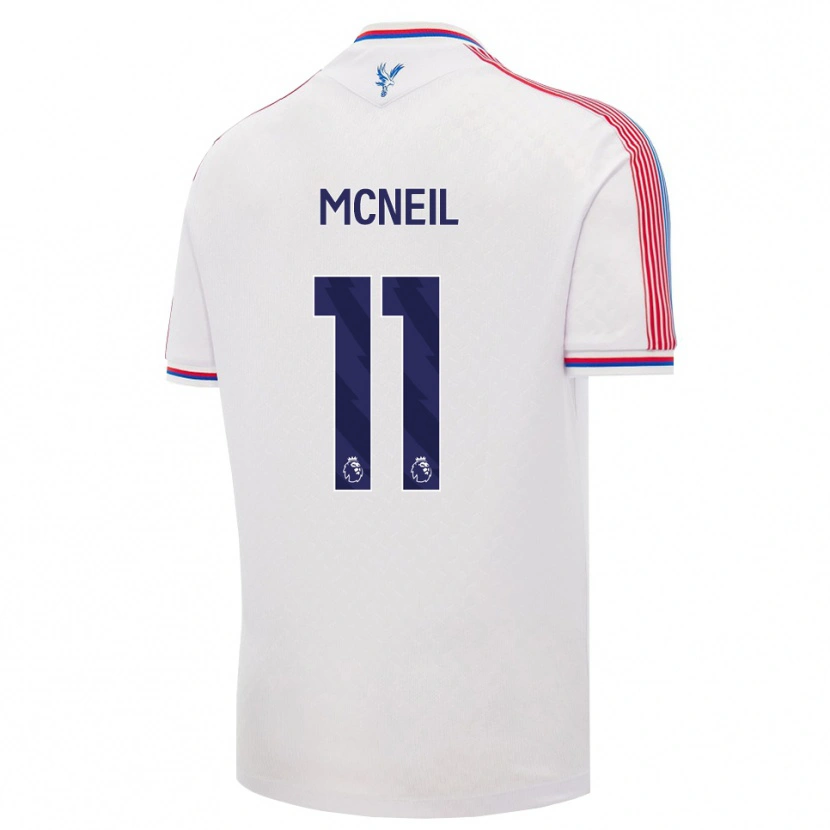 Danxen Män Dwight Mcneil #11 Vit Röd Blå Hemmatröja Matchtröjor 2026/27 Tröjor T-Tröja