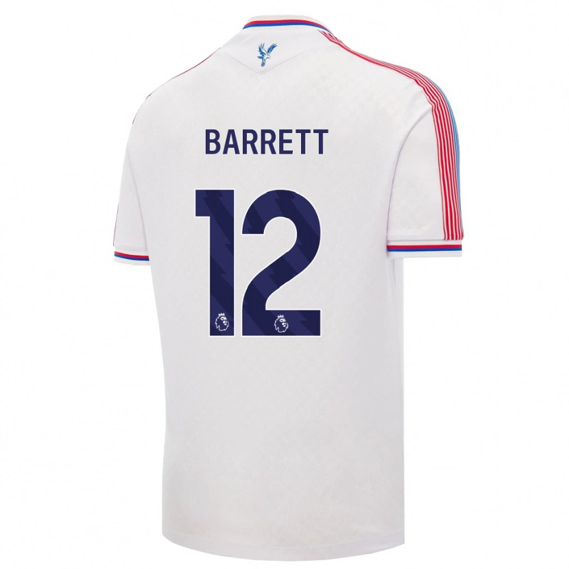 Danxen Män Anthony Barrett #12 Vit Röd Blå Hemmatröja Matchtröjor 2026/27 Tröjor T-Tröja
