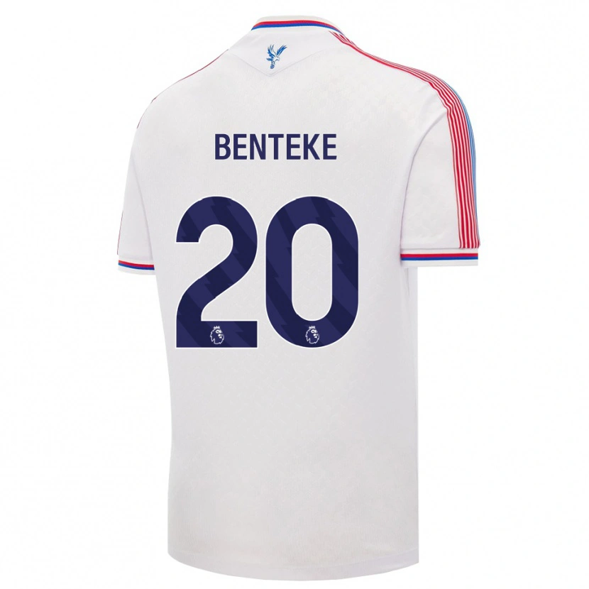 Danxen Män Christian Benteke #20 Vit Röd Blå Hemmatröja Matchtröjor 2026/27 Tröjor T-Tröja
