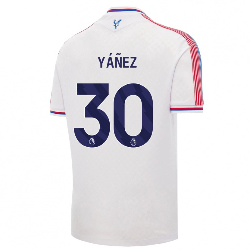 Danxen Män Shae Yáñez #30 Vit Röd Blå Hemmatröja Matchtröjor 2026/27 Tröjor T-Tröja