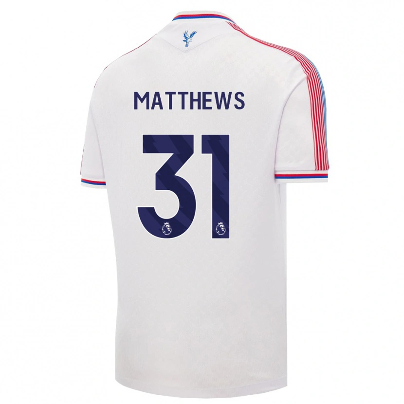 Danxen Män Remi Matthews #31 Vit Röd Blå Hemmatröja Matchtröjor 2026/27 Tröjor T-Tröja