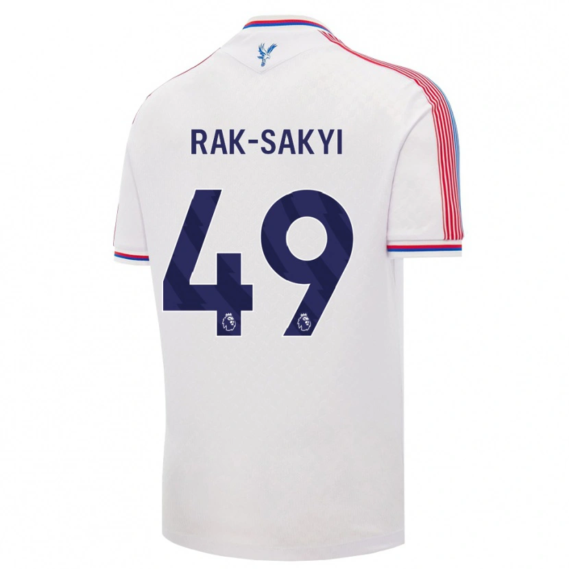 Danxen Män Jesurun Rak-Sakyi #49 Vit Röd Blå Hemmatröja Matchtröjor 2026/27 Tröjor T-Tröja