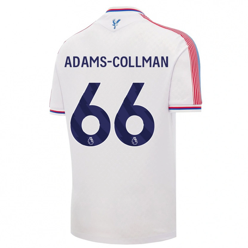 Danxen Män Kai-Reece Adams-Collman #66 Vit Röd Blå Hemmatröja Matchtröjor 2026/27 Tröjor T-Tröja