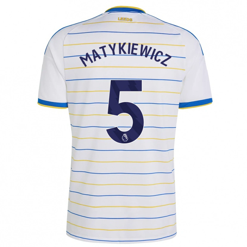 Danxen Män Luke Matykiewicz #5 Röd Gul Blå Hemmatröja Matchtröjor 2026/27 Tröjor T-Tröja