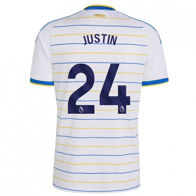 Danxen Män James Justin #24 Röd Gul Blå Hemmatröja Matchtröjor 2026/27 Tröjor T-Tröja