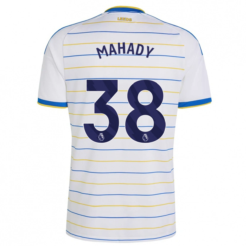 Danxen Män Rory Mahady #38 Röd Gul Blå Hemmatröja Matchtröjor 2026/27 Tröjor T-Tröja