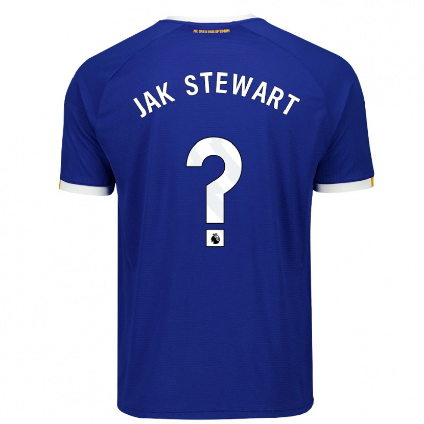 Danxen Män Jak Stewart #0 Blå Vit Gul Hemmatröja Matchtröjor 2026/27 Tröjor T-Tröja